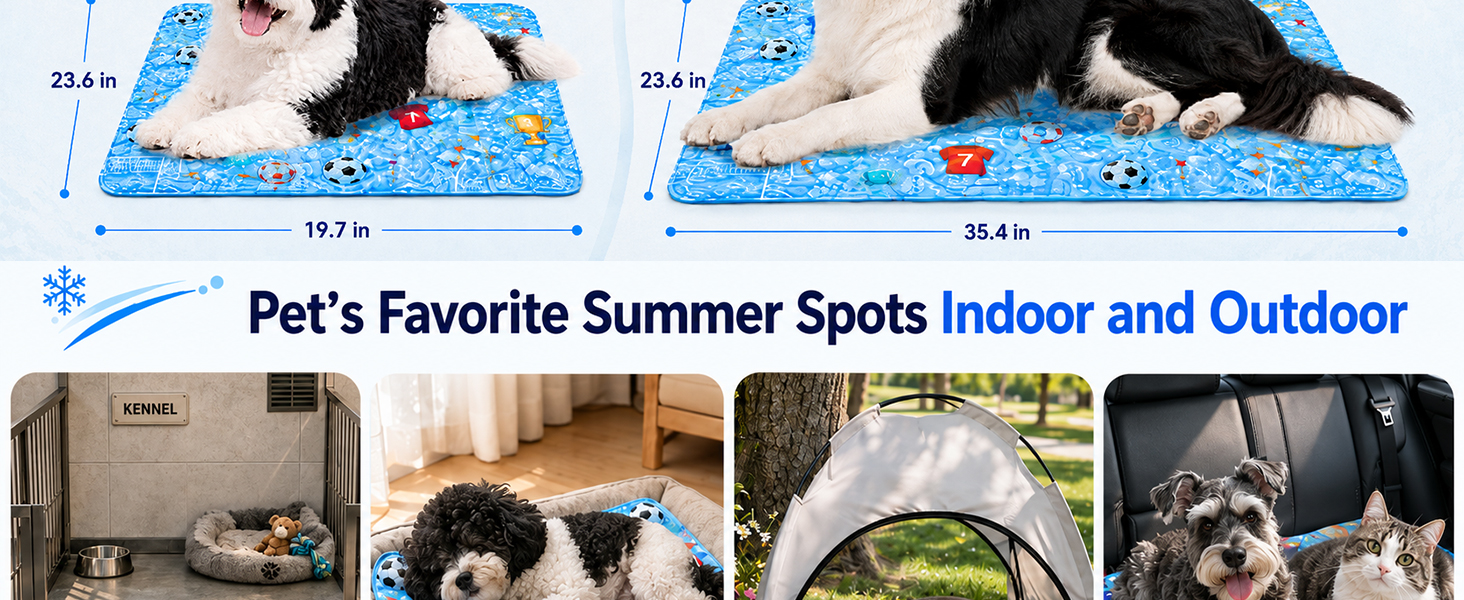 cooling dog bed large sized_outdoor dog cooling mat_cooling mat for cats_gel cooling mats for dogs