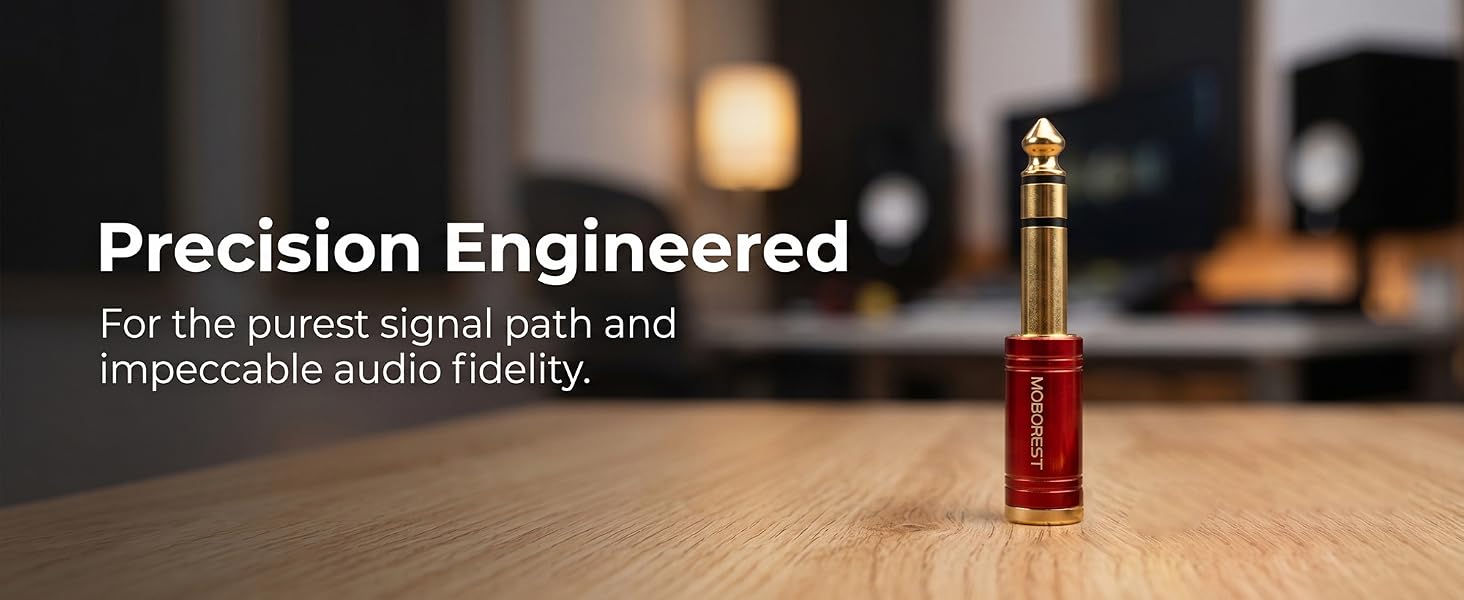3.5mm to 1/4 Stereo Audio Adapter, 3.5mm to 1/4 (6.35mm) Headphone Adapter