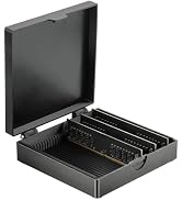 Computer Memory Storage Case, 30-Slot Memory Module Organizer for 37mm-Height DDR3 DDR4 DDR5 RAM,...