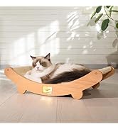 CHEERHOME PETS Sisal Cat Scratcher Bed for Indoor Cats Hammock for Scratching Pad Cat Chair Nartu...