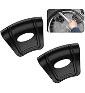 Turcee 2PCS Rim Protector for Car Wheels,Non-Slip Wheel Rim Protector with Double Rib & Finger Ho...