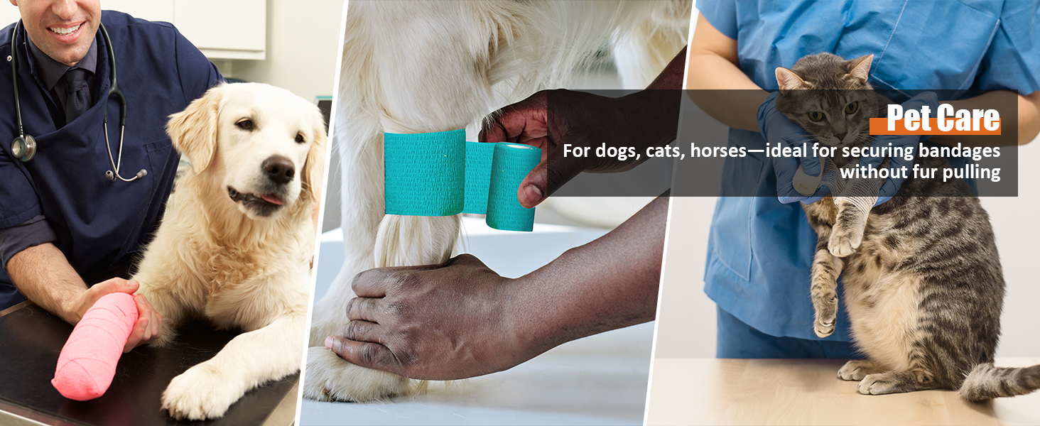 Upgraded 9-Pack Self Adhesive Bandage Wrap