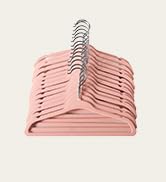 ManGotree Baby Hangers, Childrens Hanger Kids Coat Hangers with Ultra Thin & Non-Slip Design 15 P...