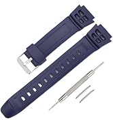 Waterproof Silicone Watch Strap Replacement For Casio Shock AQ-S800/AQ-S810W Series, Adjustable U...