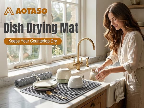 dish drying mat