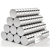 Qualsen 80 Pcs Fridge Magnets, Small Magnets, 5x3mm Refrigerator Magnets, Magnets for Whiteboard,...