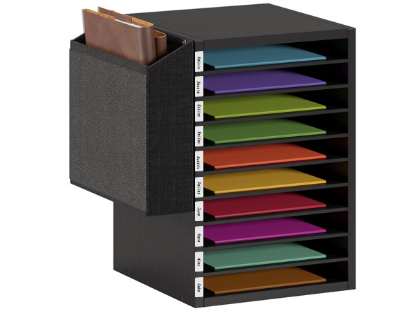 10 titer office mail organizer