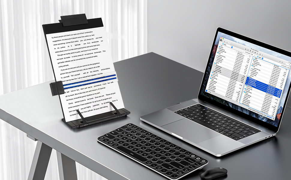 Desktop Document Holder Stand with 7 Adjustable Positions