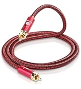 BOAACOUSTIC RCA Subwoofer Cable - Coaxial RCA to RCA Hi-Fi Male to Male Audio Cable, 4.92ft/1.5m,...