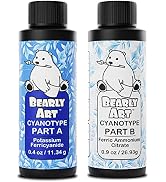 Bearly Art Cyanotype Kit - Sun - Solar Print Set for Photographic Printing on Paper and Fabric - ...