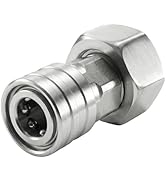 Tool Daily Garden Hose to Pressure Washer Adapter, 3/4" GHT to 1/4" Quick Connect, Convert Water ...