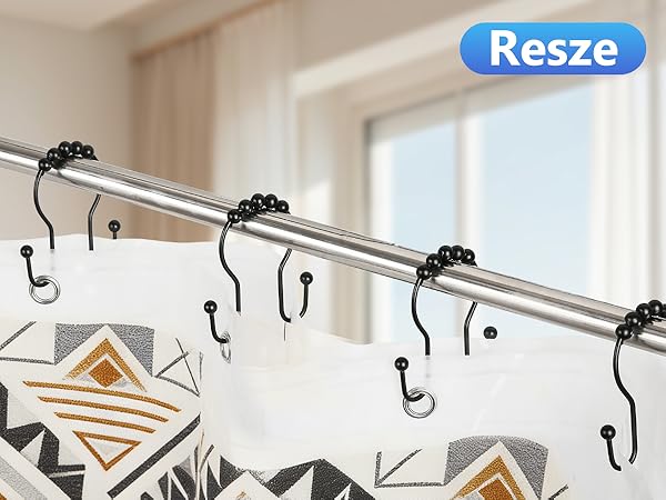shower curtain hooks