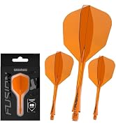 Winmau Darts Fusion Integrated Flight & Shaft System - No.6 Shape and Design - Available in Short...