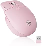 EWEADN Q21 Wireless Mouse, Bluetooth & 2.4G Dual Mode Silent Computer Mouse with Rechargable 500m...