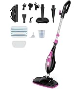 NEWBULIG 14-in-1 Steam Mop, Powerful Detachable Handheld Steam Cleaner for Floor Cleaning with 2 ...