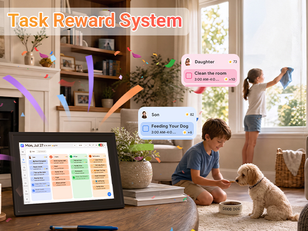 digital calendar digital calendar wall touch screen chore chart for adults