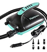 20PSI High Pressure SUP Vehicle Electric Air Pump, Inflation Paddle Board Pump for Stand Up Paddl...