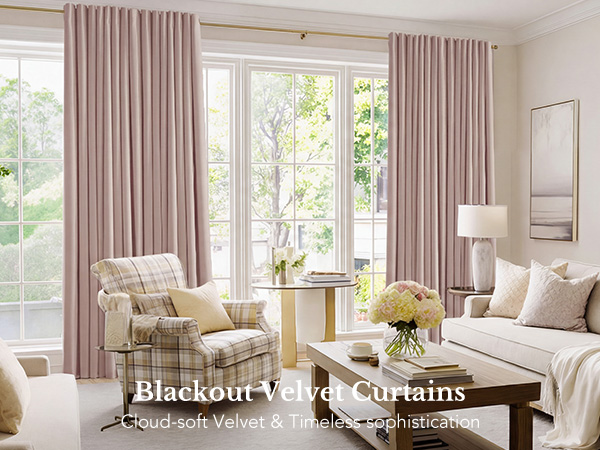 velvet curtains