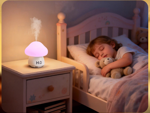 Mushroom Humidifier with light