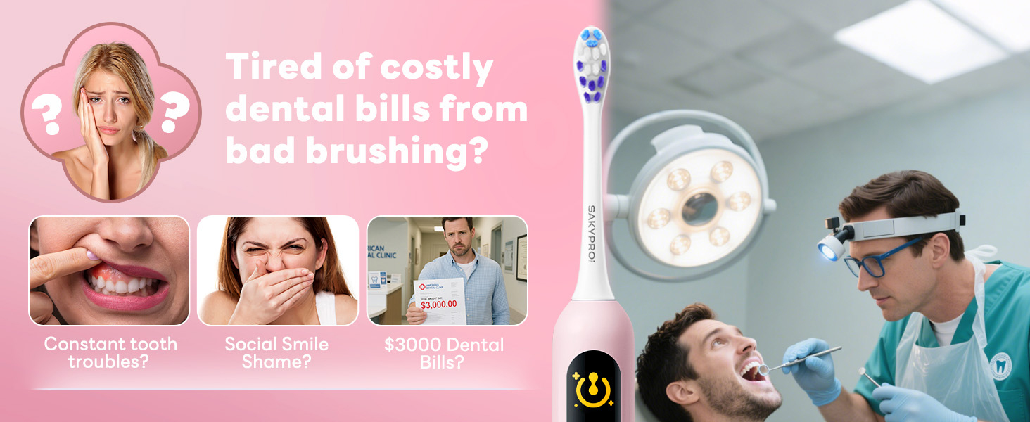 electric toothbrush pink
