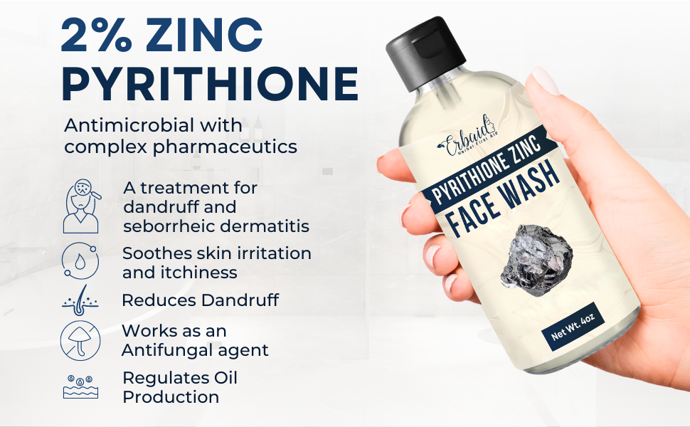 ingredients jabón en barra de piritionato de zinc cuidado facial corporal