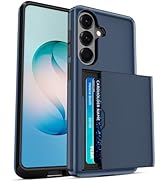 Jiunai for Samsung S26 Case Wallet Card Holder for Credit Access Card IDs License Slide Pocket Sh...