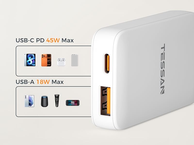 slim usb c wall charger