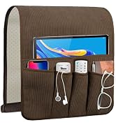 WETRBWEH Couch Organizer Remote Control Holder Armchair Caddy, Anti Slip Corduroy Tv Remote Holde...