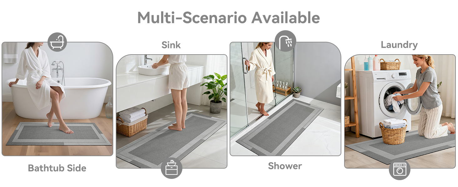 bath mats bath rugs for bathroom non slip ultra thin bathroom mat quick dry absorbent bath mat