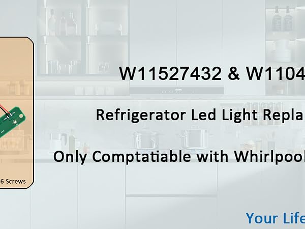 Whirlpool Refrigerator Led Light Without Cover