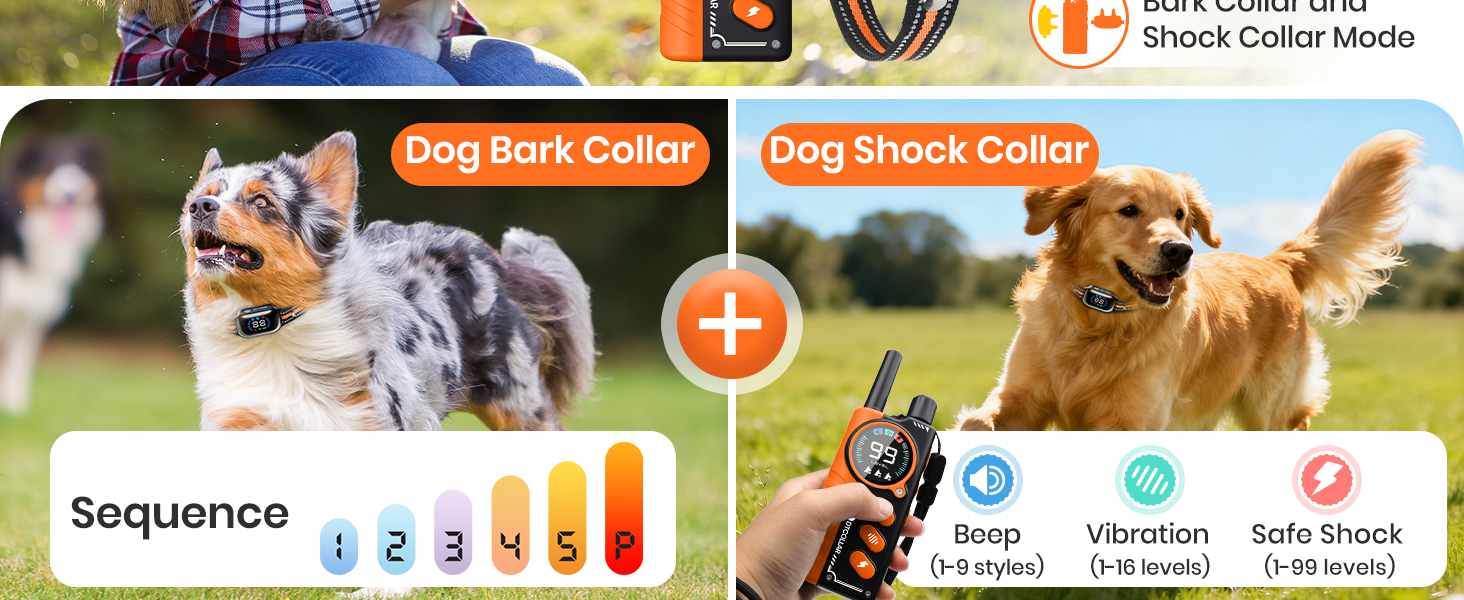 dog bark collar dog training collar shock collar for small dogs dog training training collar