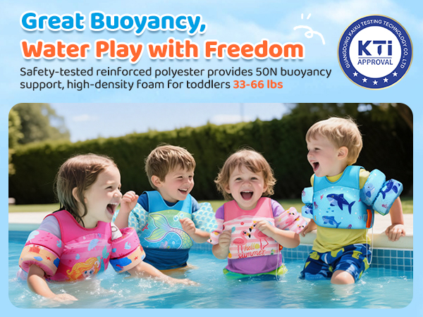 swimming vest with adjustable strap