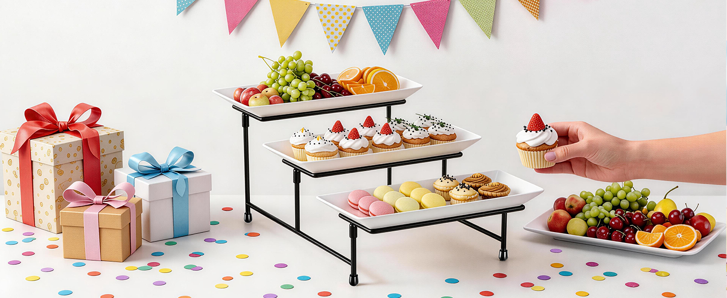tiered serving tray
