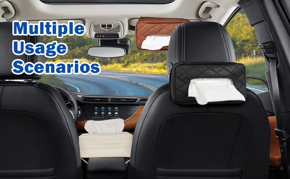 car tissue box