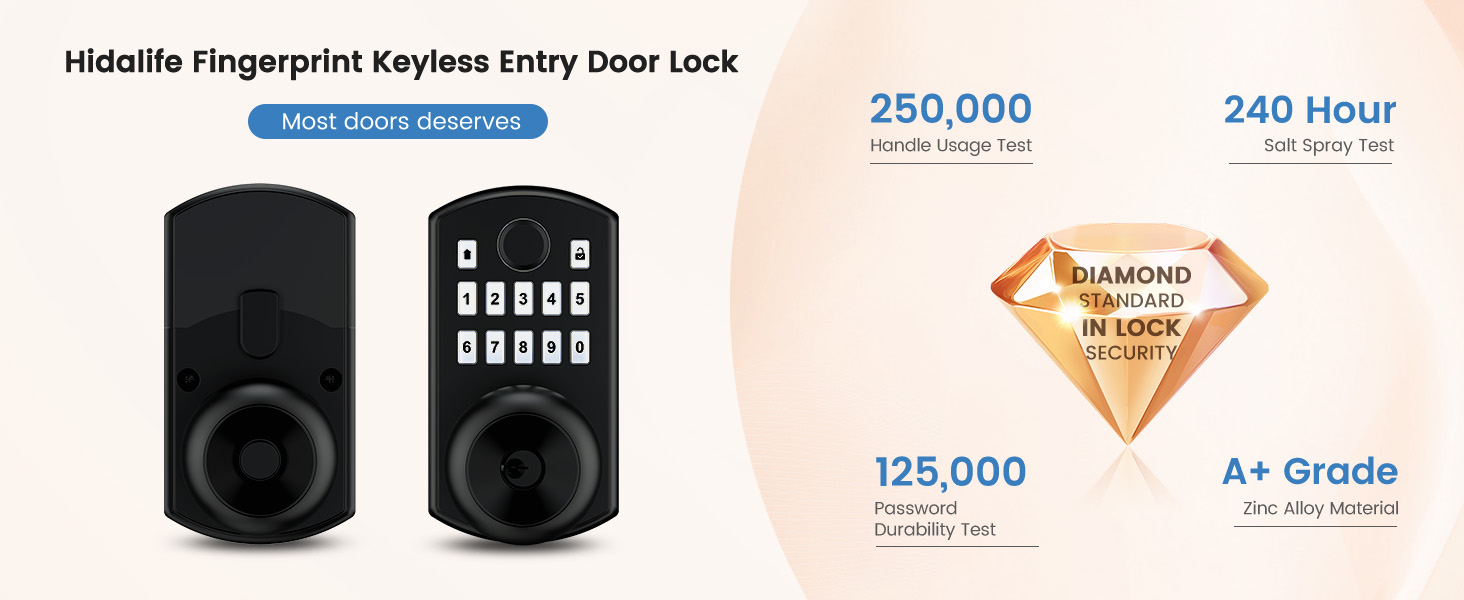 keyless entry door lock