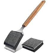 Grill Brush BBQ Cleaner Brush - Barbecue Brush for Outdoor Grill with 1 PCS Replacement Cleaning ...