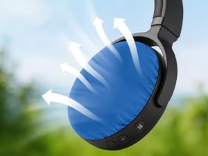 Breathable earphone covers for headphones