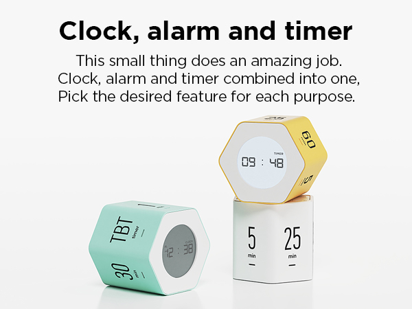 Clock, alarm and timer