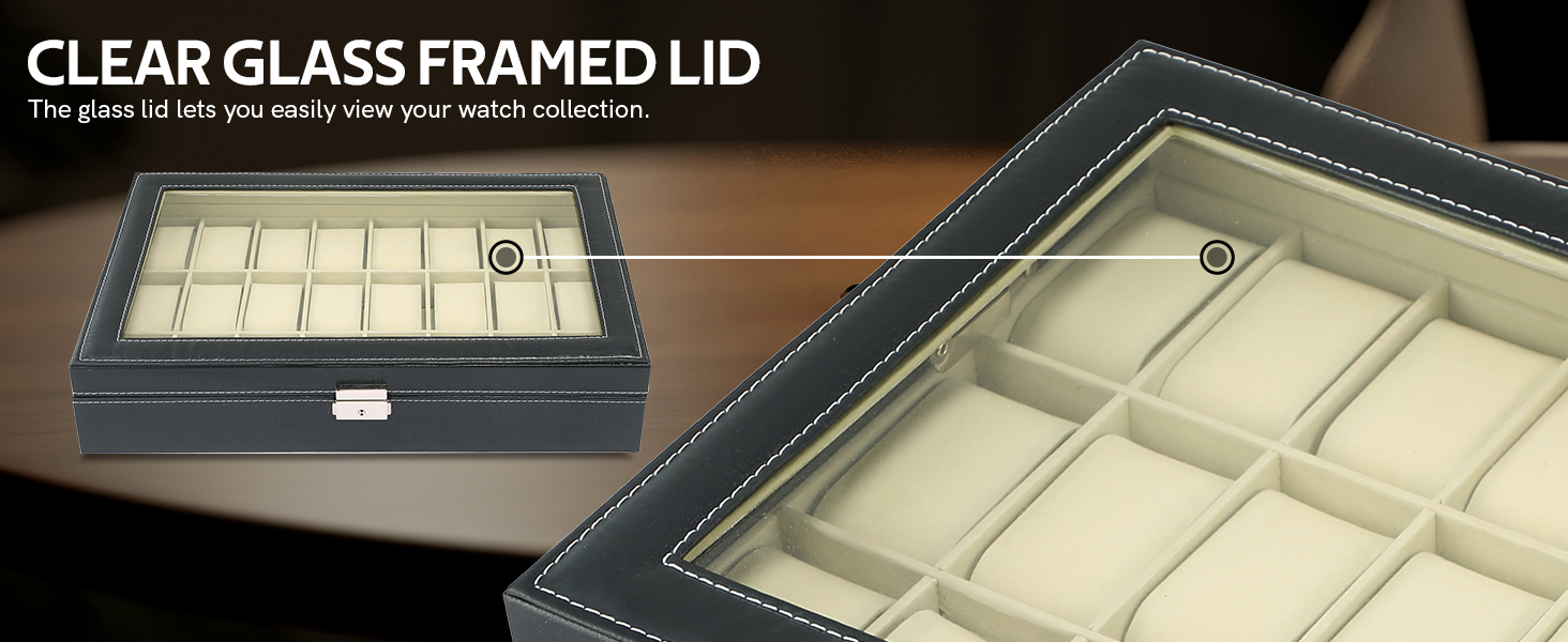 24 Slot Watch Display Storage Organizer