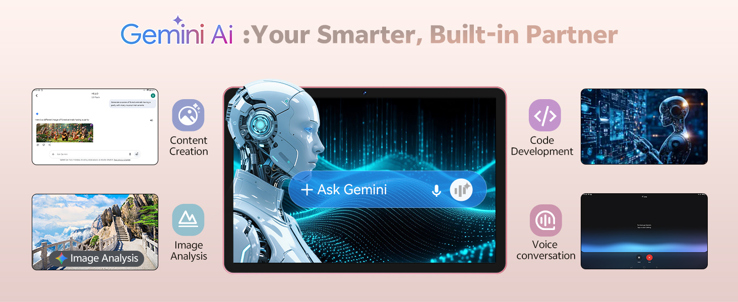 Gemini AI tablet