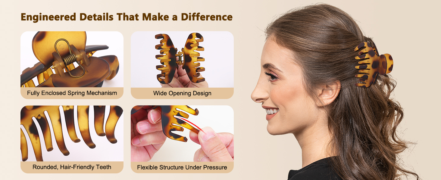 Matte Hair Claw