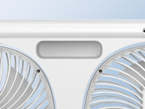 vertical window fan