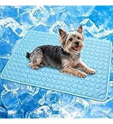 XinChangShangMao Dog Cooling Mat, Q-Max>0.4 Pet Dog Self Cool Pad, Ice Silk Washable Summer Coole...