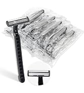 Xuezoioy Disposable Razors Bulk Pack of 30,Black Travel Bulk Razors Single Use Individually Wrapp...