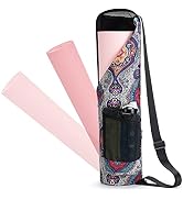 Fancy Forest KALIDI Yoga Mat Bag, Full-zip with Large Pocket and Breathable Window,For 1/4-Inch 1...