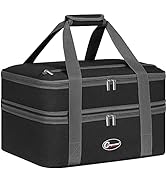 GhvyenntteS Double Insulated Casserole Carrier, Expandable Casserole Carriers for Hot or Cold Foo...