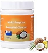 Multi-Purpose Powerful Cleaner for Kitchen, Heavy Kitchen Duty Degreaser, 260g Coconut Oil Natura...