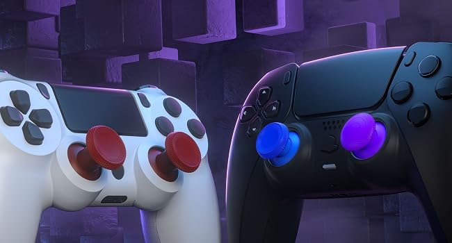 eXtremeRate ThumbsGear EDGE V3 Interchangeable Thumbsticks for PS5, PS4 Controller Analog Joysticks