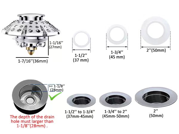 bathtub drain cover