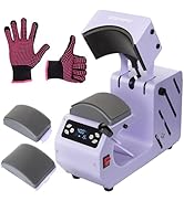 Auto Heat Press, Precise Temp/Timer Control, Automatic Open/Release, 4 Memory Modes, 6.54"x3.84"C...